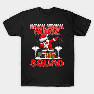 Christmas Medical Surgical Nurse Squad Reindeer Pa T-Shirt